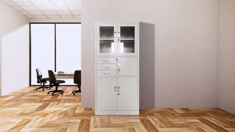 SJ-OC-16 Left three drawer office cupboard