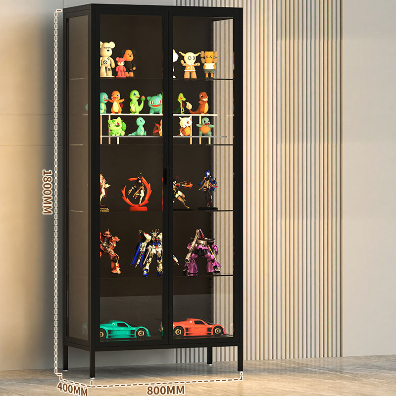 Glass display cabinet